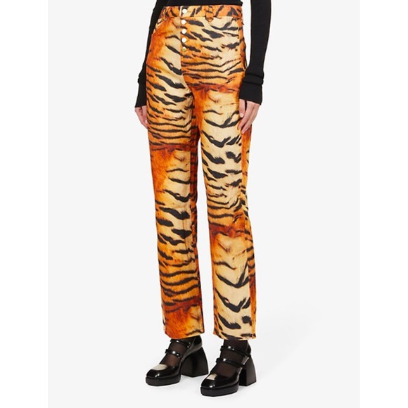 NWT House of Sunny Bolan Jessie tiger jeans - Picture 5 of 8